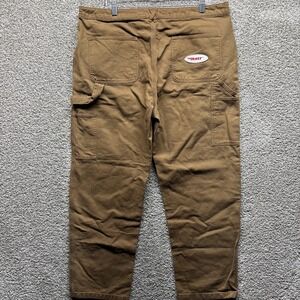 Lost Enterprises Pants Mens 36 (38x29) Brown Utility Carpenter Skater Surfer Y2K